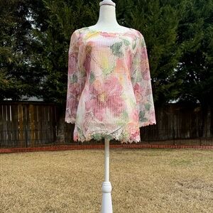 Floral Lace Women's Top
